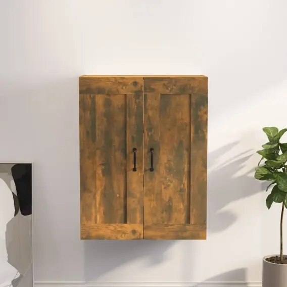 Bezpieczna płatność Szafka wisząca, przydymiony dąb, 69,5x32,5x90 cm Lumarko! - Hurtownia wielobranżowa Lumarko